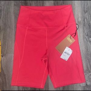 GIRLFRIEND COLLECTIVE Bike Shorts - Geranium LIMITED EDITION